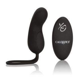 Silicone Remote USB Rechargeable Curve Black Bullet